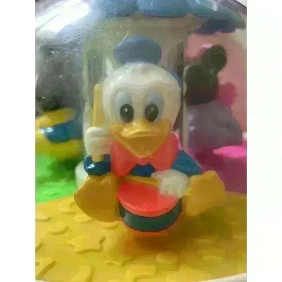 Vintage Disney Baby Mickey Minnie Donald Musical Light-Up Roly Poly Ball - Picture 8 of 11